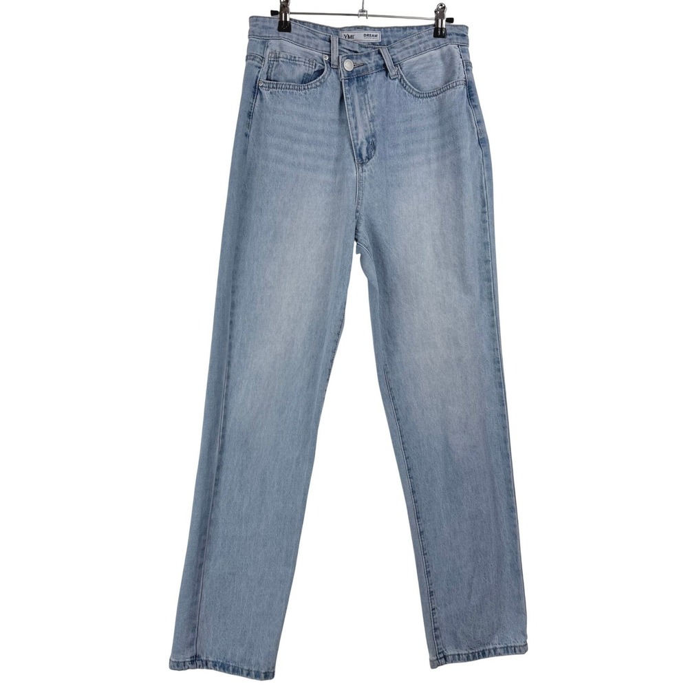 YMI Dream Authentic Denim Light Wash High Rise Straight Leg Jeans